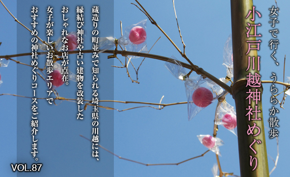 女子で行く、うららか散歩 小江戸川越神社めぐり